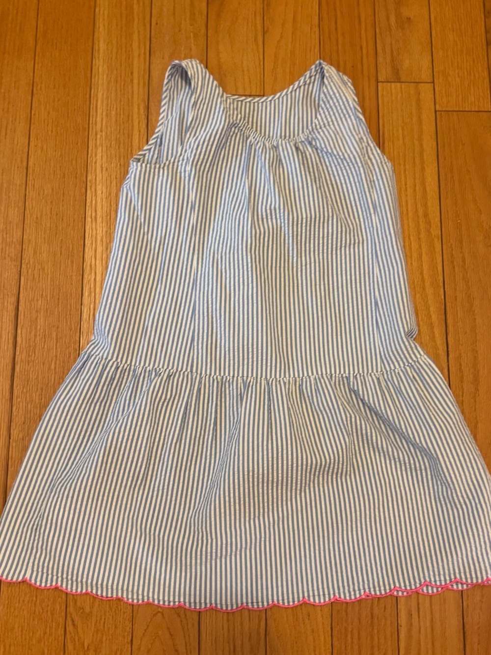 Crewcuts Seersucker Girls Dress, size 8/10